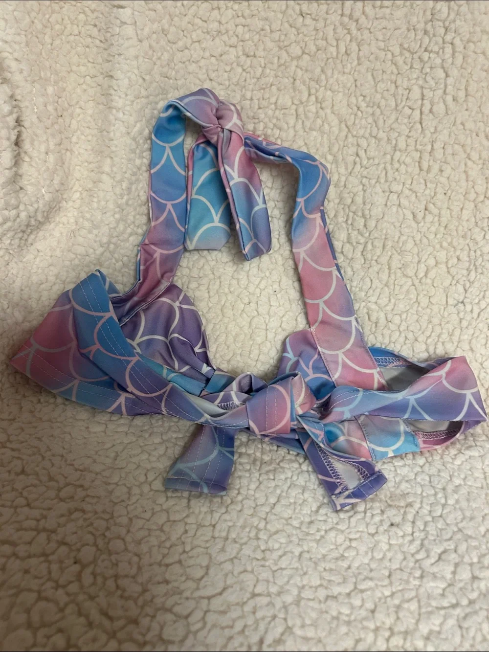 Girls 7-8 (130) Mermaid Bikini Set with Tail